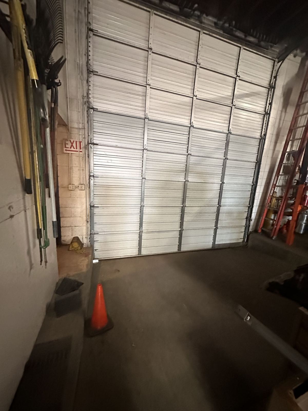 Loading area interior